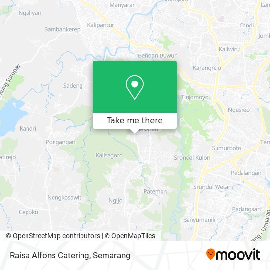 Raisa Alfons Catering map