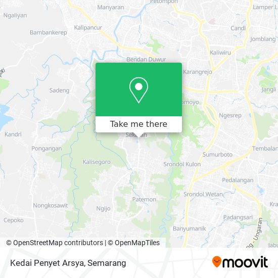 Kedai Penyet Arsya map