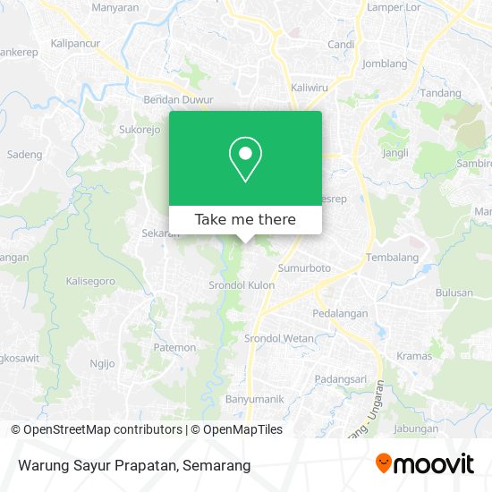 Warung Sayur Prapatan map