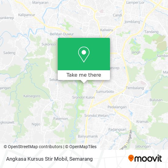 Angkasa Kursus Stir Mobil map