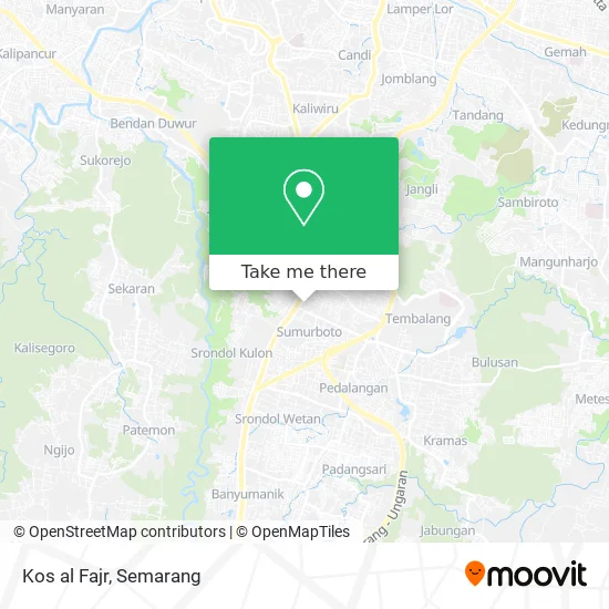 Kos al Fajr map