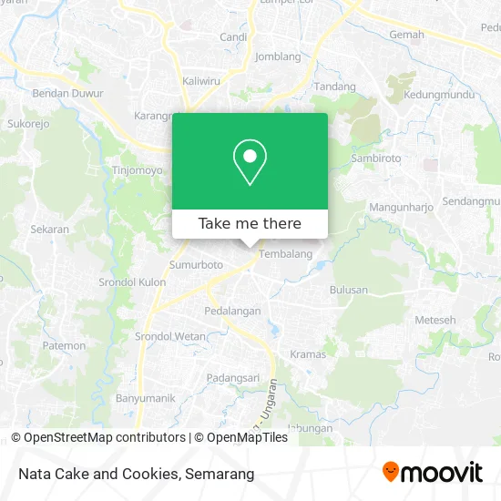 Nata Cake and Cookies map