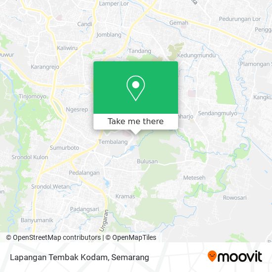 Lapangan Tembak Kodam map