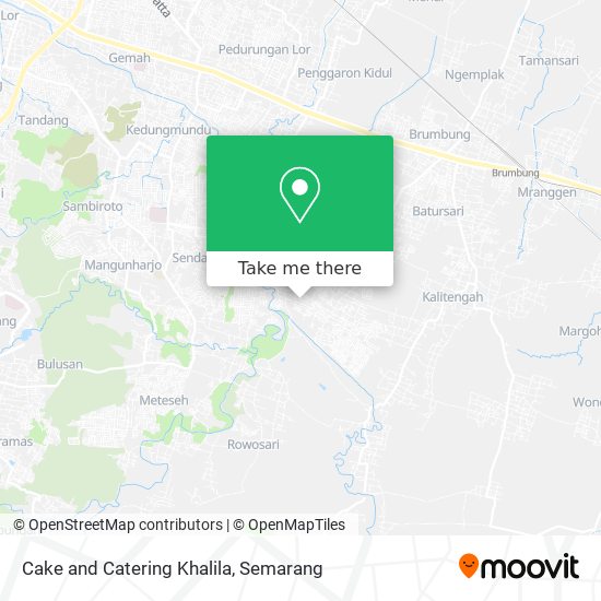 Cake and Catering Khalila map