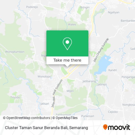 Cluster Taman Sanur Beranda Bali map