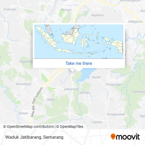 Waduk Jatibarang map