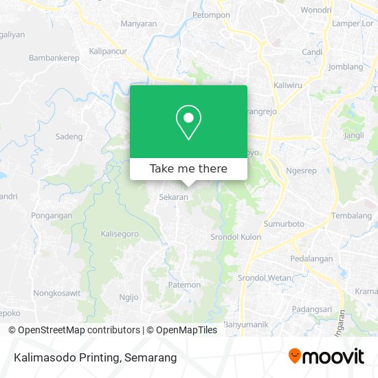 Kalimasodo Printing map