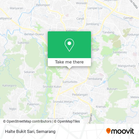 Halte Bukit Sari map