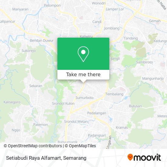 Setiabudi Raya Alfamart map