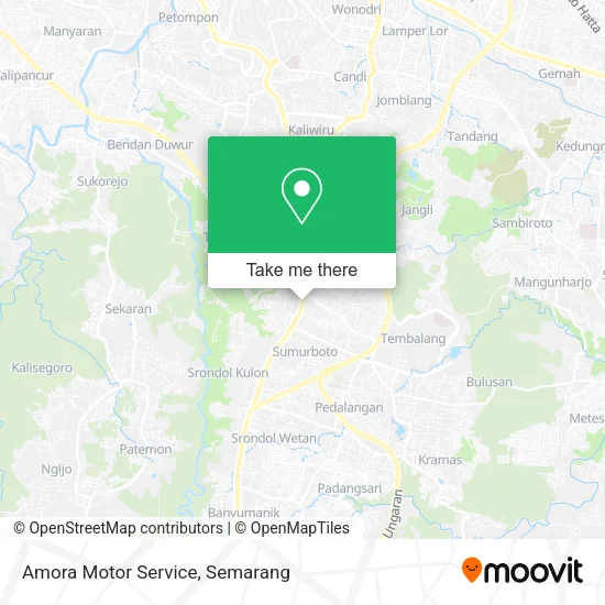 Amora Motor Service map