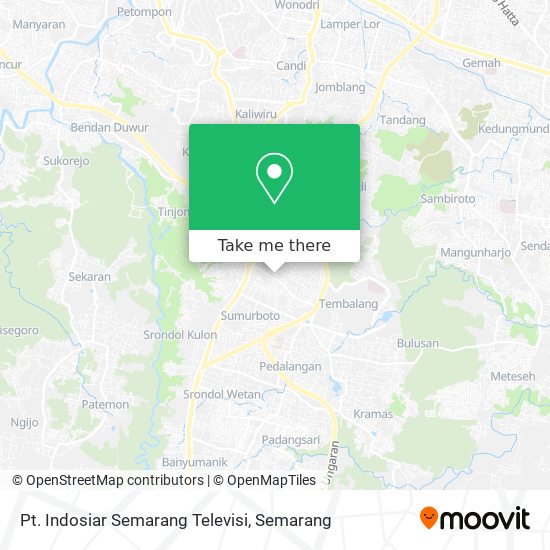 Pt. Indosiar Semarang Televisi map