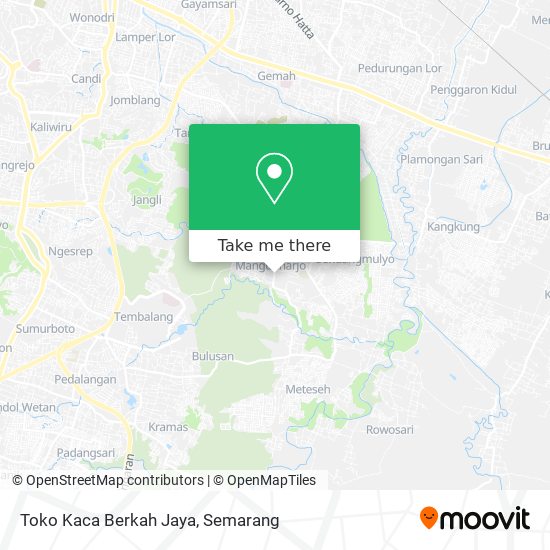Toko Kaca Berkah Jaya map