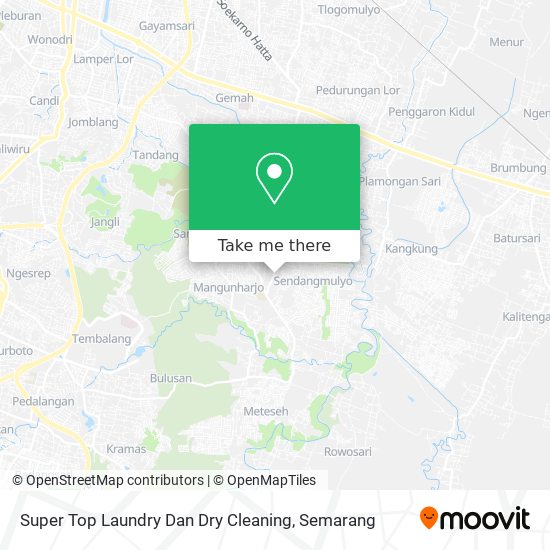 Super Top Laundry Dan Dry Cleaning map