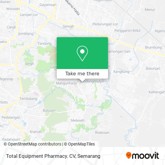 Total Equipment Pharmacy. CV map