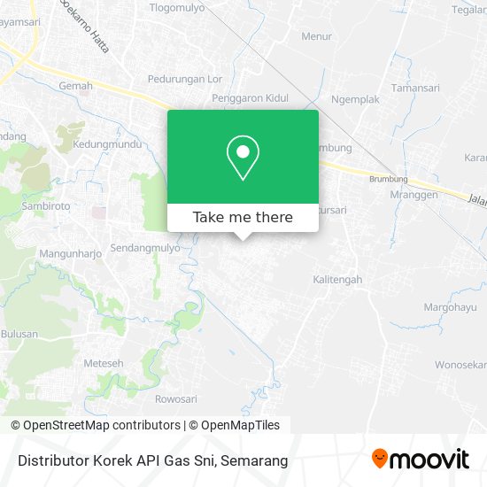 Distributor Korek API Gas Sni map
