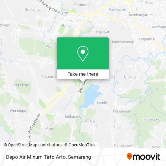 Depo Air Minum Tirto Arto map