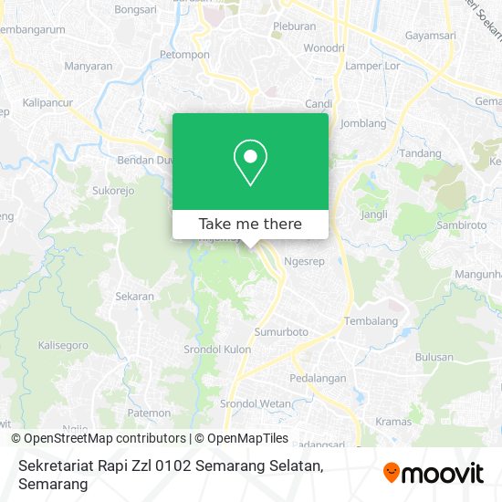 Sekretariat Rapi Zzl 0102 Semarang Selatan map