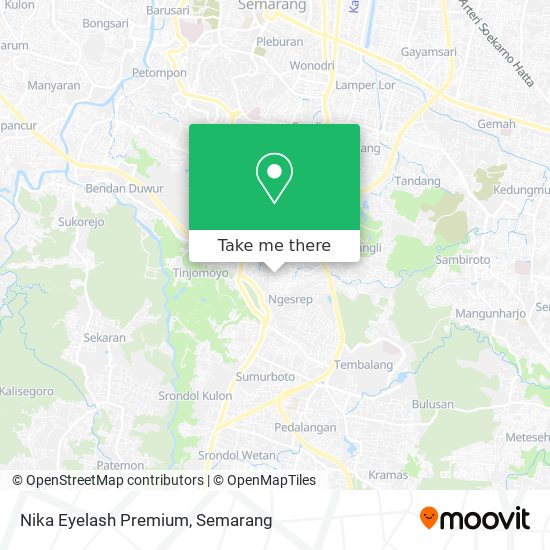 Nika Eyelash Premium map