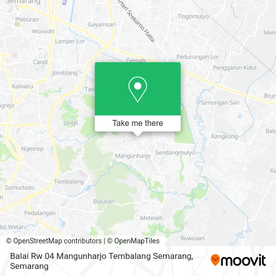 Balai Rw 04 Mangunharjo Tembalang Semarang map