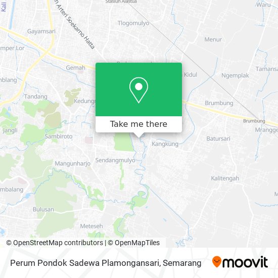 Perum Pondok Sadewa Plamongansari map