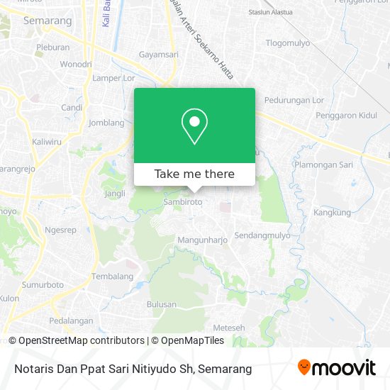 Notaris Dan Ppat Sari Nitiyudo Sh map