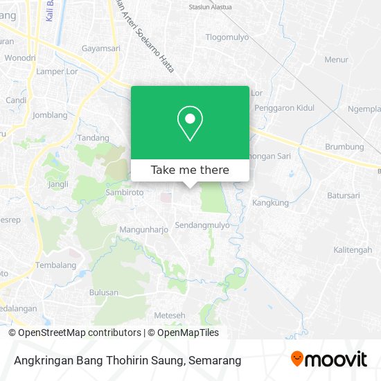 Angkringan Bang Thohirin Saung map