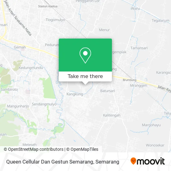 Queen Cellular Dan Gestun Semarang map