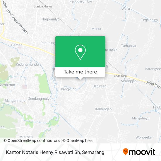 Kantor Notaris Henny Risawati Sh map