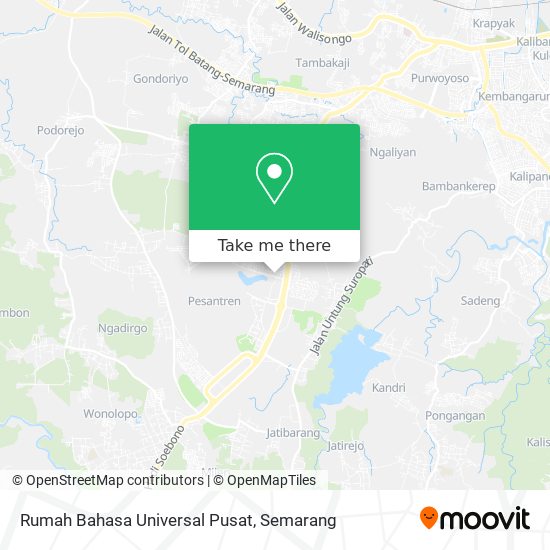 Rumah Bahasa Universal Pusat map