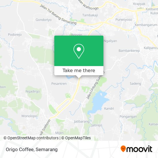 Origo Coffee map