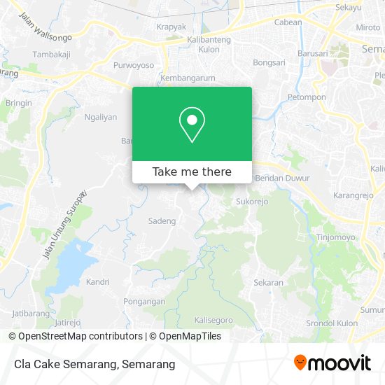 Cla Cake Semarang map