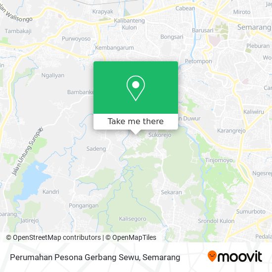 Perumahan Pesona Gerbang Sewu map
