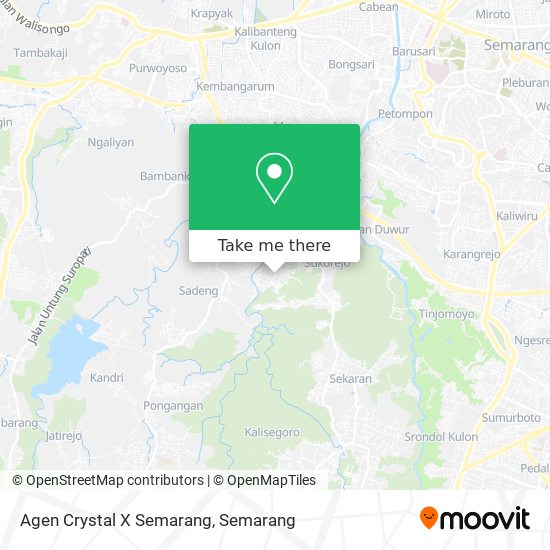 Agen Crystal X Semarang map