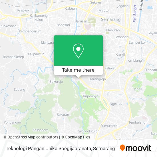 Teknologi Pangan Unika Soegijapranata map