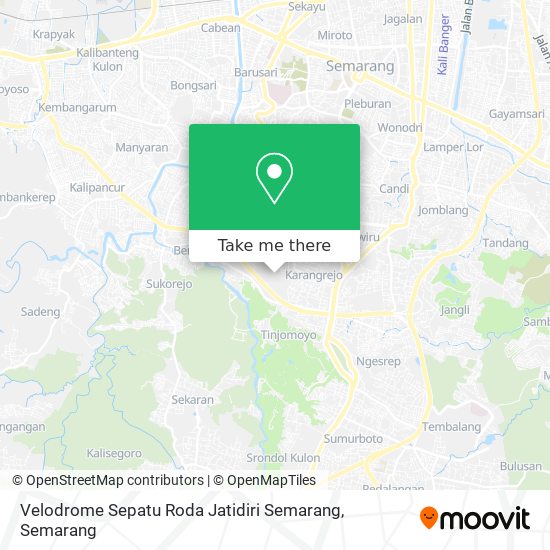 Velodrome Sepatu Roda Jatidiri Semarang map