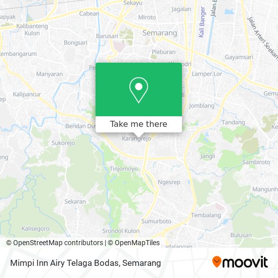 Mimpi Inn Airy Telaga Bodas map