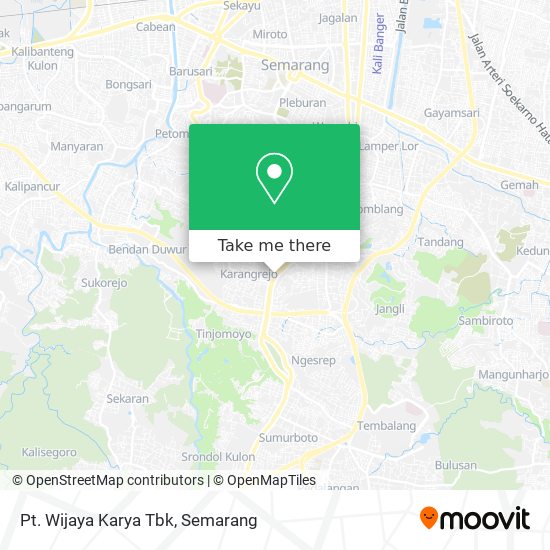 Pt. Wijaya Karya Tbk map