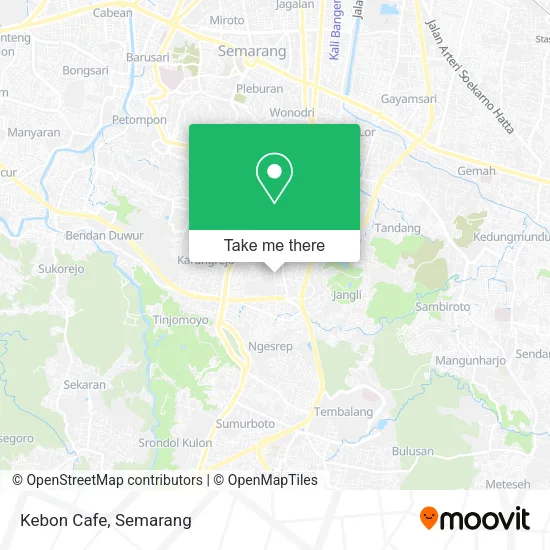 Kebon Cafe map