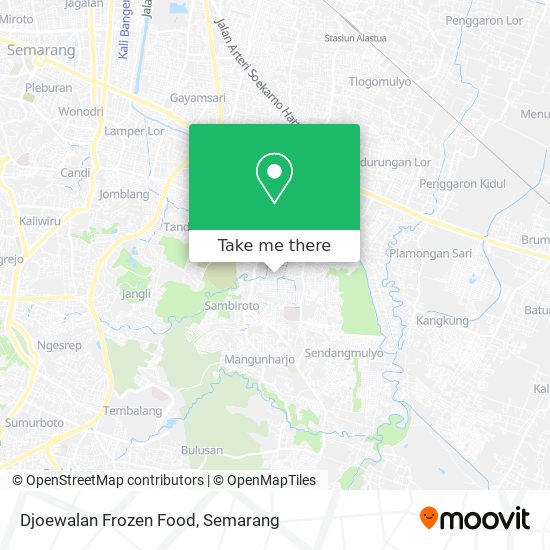 Djoewalan Frozen Food map