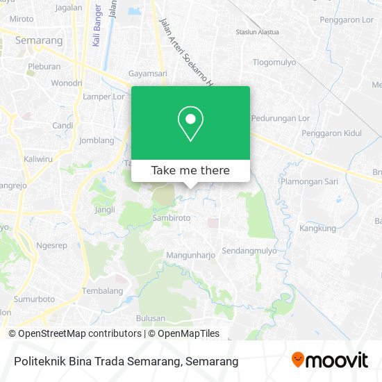 Politeknik Bina Trada Semarang map