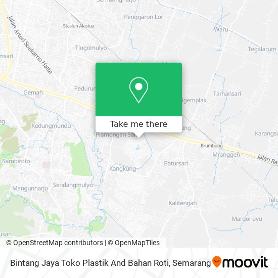 Bintang Jaya Toko Plastik And Bahan Roti map