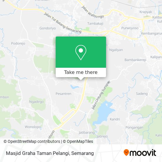 Masjid Graha Taman Pelangi map