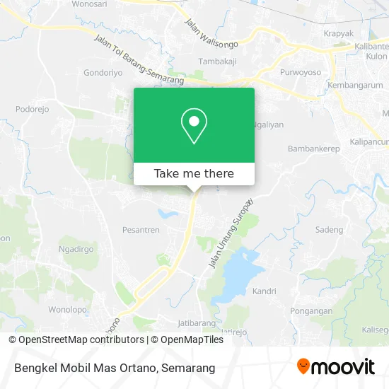 Bengkel Mobil Mas Ortano map