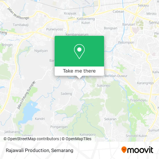 Rajawali Production map