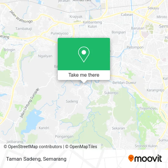 Taman Sadeng map