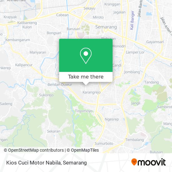 Kios Cuci Motor Nabila map