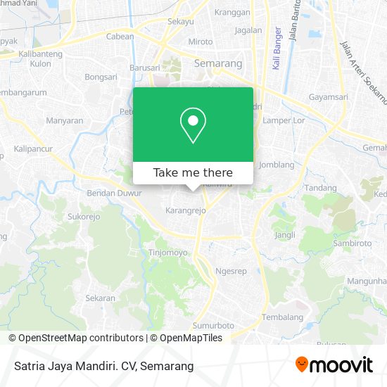 Satria Jaya Mandiri. CV map