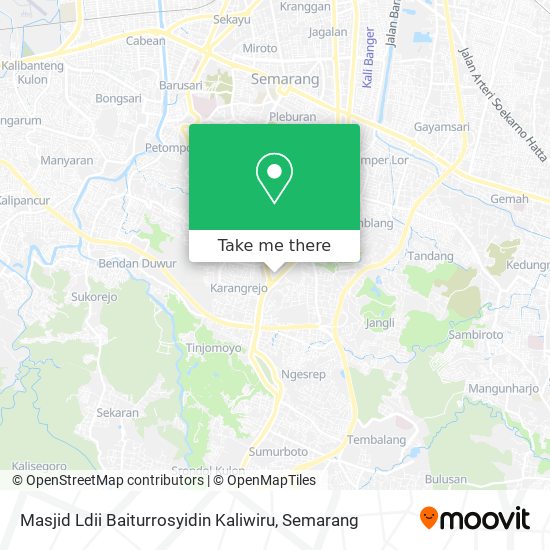 Masjid Ldii Baiturrosyidin Kaliwiru map