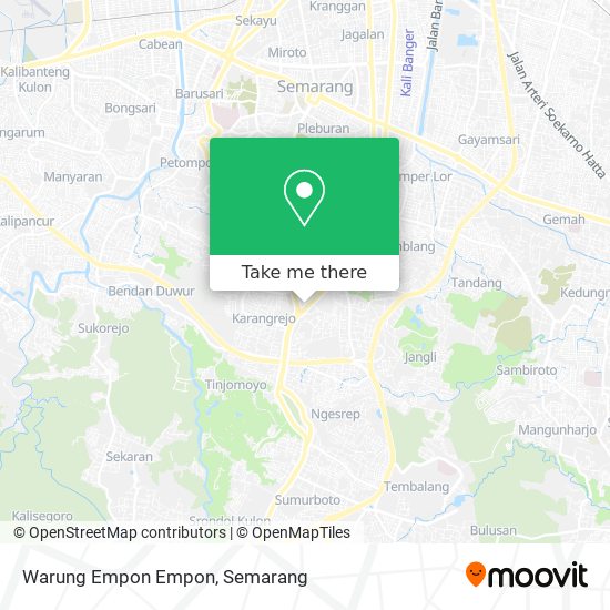 Warung Empon Empon map