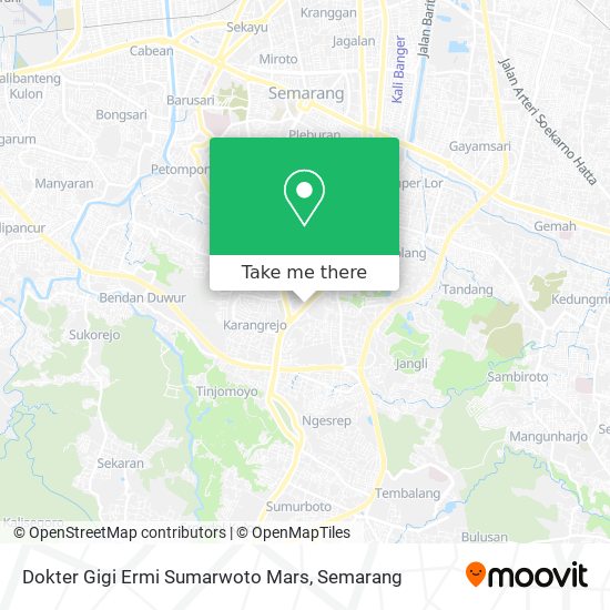Dokter Gigi Ermi Sumarwoto Mars map